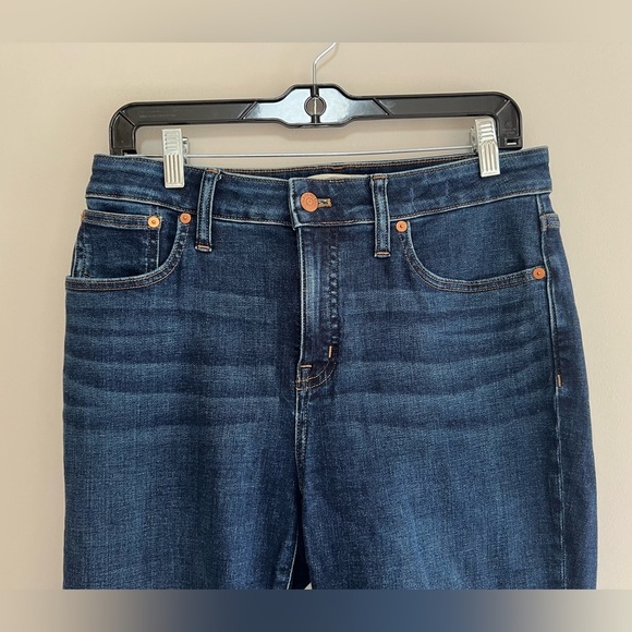 Madewell Curvy Kick Out Full-Length Jeans in Dark Wash, size 29 - Picture 4 of 12